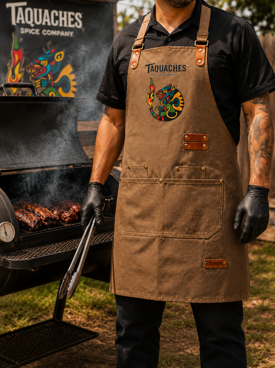 TAQUACHES BBQ Apron